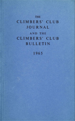 Climbers' Club 1965 Journal cover